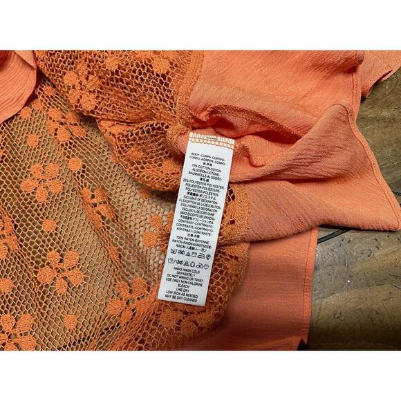 Free People Intimately Kokomo Beach Floral Lace Cover Up Medium NWT - Picture 12 of 13